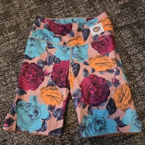 Nike Women's Xs‎ Floral Bike Shorts - Multicolor